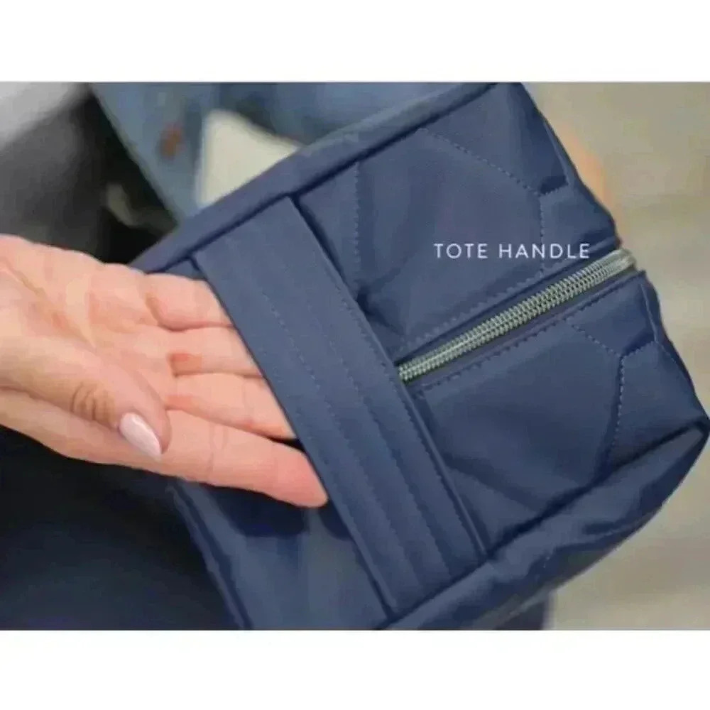 LUG Bumper Satin Luxe VL (Vegan Leather) Cosmetic Case / Toiletry Case - Indigo - Picture 11 of 15
